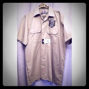 Custom Indian Larry Dickies Short Sleeve Button Up